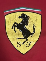 Ferrari Scuderia TShirt Red Large Official Licensed Big Shield LogoF1 Racing Tee