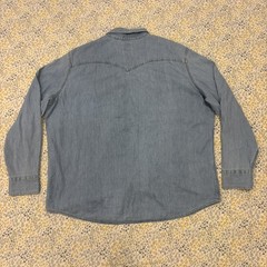 Levi’s Denim Button Up Men’s 2XL Light Blue Long Sleeve Shirt Red Tab Casual