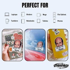 (3Pcs) Stan Zbornak Golden Girls Yutz Sticker Hi Its Me 2×2, Multiple