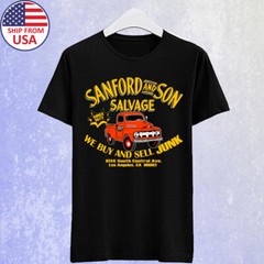Sanford and Son Salvage Retro TV Series Men’s Black Size S-6XL