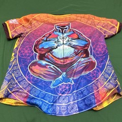 Ganja White Night/LSDream Badmon Reversible Baseball Rave Jersey Large