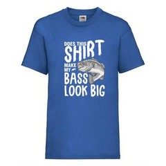 Fishing Bass Look Big Funny Humour Novelty T Shirt Various Colours And Sizes