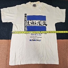 Stain Israel Festival 1993 Lawrence Jewish Center Oneita Adult T-Shirt Medium k7