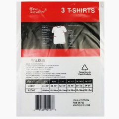 3-12 Pcs Mens V/Crew-Neck 100% Cotton T-Shirts Undershirts Tee White Size S-XL