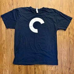 Criterion Collection Logo T-shirt Dark Navy Size XL Film Movies Made In USA