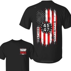 Trump I’m Voting For The Outlaw Hillbilly 2024 Tee, Trump 45 47 Shirt