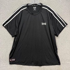 Tapout WWE T-Shirt Mens XXXXL Black White Stripe Performance Gym Training Tee
