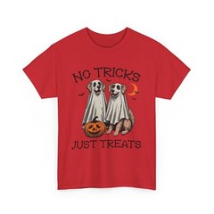 Dog T-Shirt | Ghost Shirt | No Tricks Just Treats T-Shirt