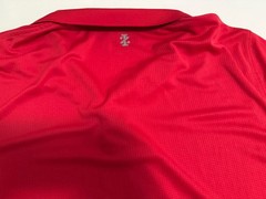 IZOD Golf Men’s Solid Red Short Sleeve Collared Polo Shirt Button Logo XL/TG