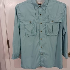 Magellan Sportswear Men’s Large Aransas Pass Check Long Sleeve Fishing Shirt