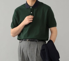 (ASK availability First) BEAMS ELACIO Kanoko Cleric Polo Shirt NEW