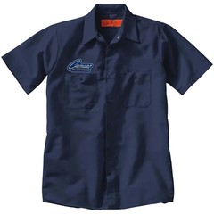 CAMARO Chevy Embroidered PATCH + Mechanic WORK SHIRT Auto racing Petroliana