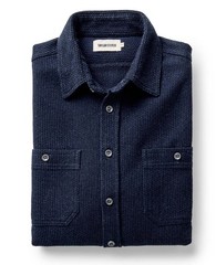 Taylor Stitch Men’s Utility Shirt in Rinsed Indigo Sashiko S / 38 NWT