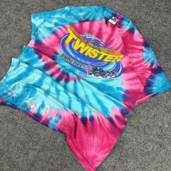 Vintage Colortone Knoebels Twister Tie-Dye T-Shirt