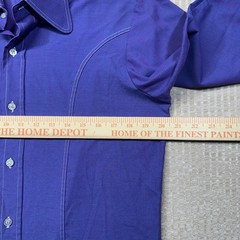 Vintage 70s Purple Western Pearl Finish Disco Men’s M Limited Edition Nevarda