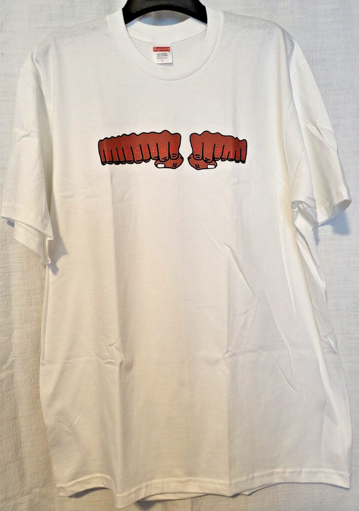 Supreme x Toy Machine Fist Tee SS24 Size Large White