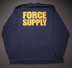 Commander Naval Air Forces Shirt Mens Large Blue Force Supply Long Sleeve