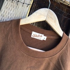 Non Stock Mfg Brown USA Cotton T Shirt XL Minimalist Blank Casual Tee