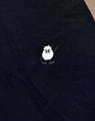 Giordano Black Tan T Shirt Embroidered Mens Sz XL