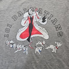 Disney 101 Dalmatians Cruella De Vil T-Shirt Tee Adult Men’s Size L Large
