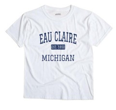 Eau Claire Michigan MI T-Shirt EST