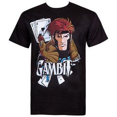 Gambit Feeling Lucky Men’s X-Men T-Shirt Black