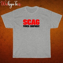 New Scag Power Equipment Logo Black/Grey/Navy/White Size S-5XL Unisex T-Shirt
