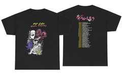 KiD CuDi Tour Merch – Rebel Ragers Black Tour Tee Size S-5XL Reprint