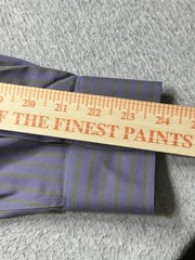 Paul Fredrick Dress Shirt Adult 15.5-34 Purple Green Non Iron Preppy Mens