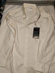 Bill Blass Untucked Wrinkle Free Oxford NWT Size L