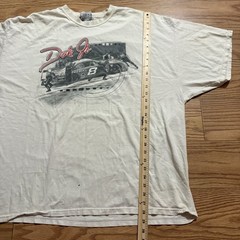 Vintage NASCAR Dale Earnhardt Jr Shirt 100% Cotton 2XL SEE PHOTOS Double Sided