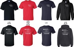 Mix color T-Shirt and Black Hoodies (Total 31 T-Shirt and 4 Black Hoodies)