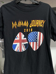 Def Leppard & Journey 2018 Tour Rock Concert T Shirt