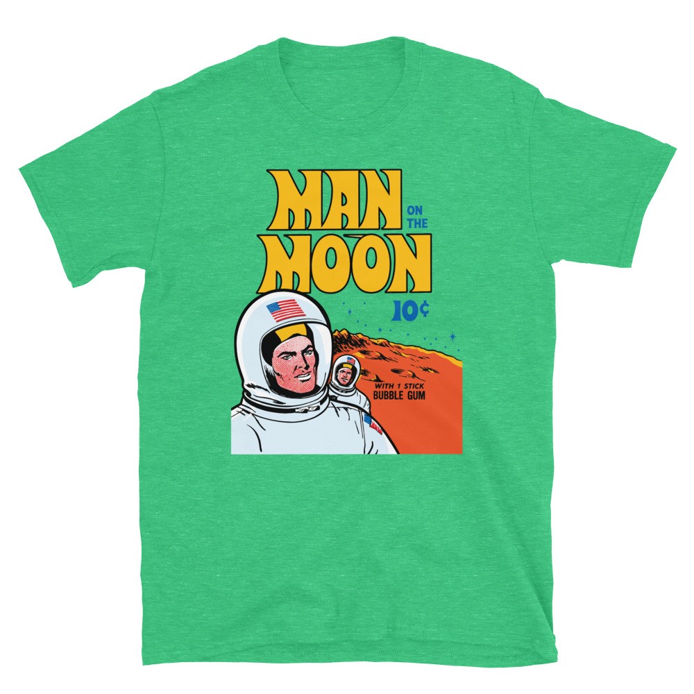 Man on the Moon Bubble Gum Card Wrapper