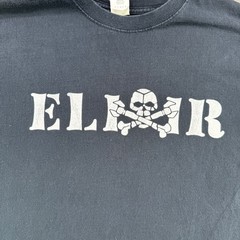 Gildan Elixir T Shirt Men L Black Boneyard Skull Graphic Brew Tee 420 Drink