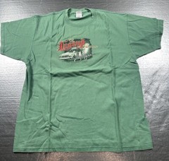 John Force the legend continues green tshirt XL Anvil Red bar