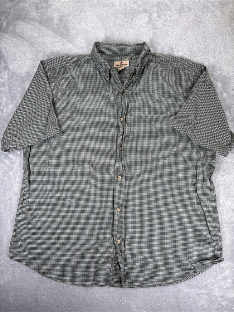 Woolrich Shirt checked patterned Long sleeve shirt Men’s X Large (5180)