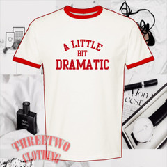 A Little Bit Dramatic Girls Movie Men’s Ringer Red Size S to 3XL