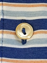 Peter Millar-Summer Comfort Mens SS 3-Button Polo-Size Large-Poly Spandex Blend