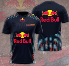 F1 Racing Black & Aqua Dots Graphic Jersey/T-Shirt XL 24″ x 30″