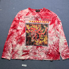 Made Extreme Yu-Gi-Oh Osiris Slifer Dragon Tie Dye Long Sleeve Shirt Men’s XL