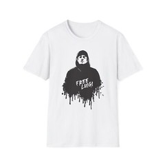 Free Luigi Cool Graphic T-Shirt Statement Tee (Multiple Color Options)