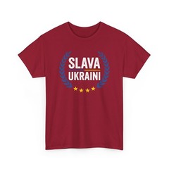 Slava Ukraini Ukraine Ukrainian Flag Support Ukraine Unisex Tshirt