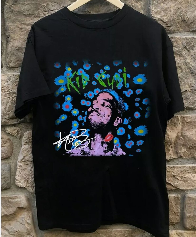 Rare Kid Cudi Hip Hop Gift For Fan Black S-2345XL Unisex T-shirt