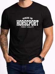 Horseport Local Town Name Mens T-Shirt Birthday Gift