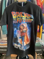 Back To The Future Movie Hill Valley 1985 Size Medium Tee T-Shirt