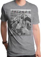 FRIENDS Beach – TV Series T SHIRT S-2XL New Official Goodie Two Sleeves Merch