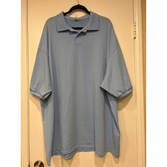 Jerzees || Polo Shirt || 5XL || Light Blue Classic || Cotton Blend