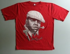 Biggie Smalls Notorious Big Gangster Rap T Shirt Face Head Print