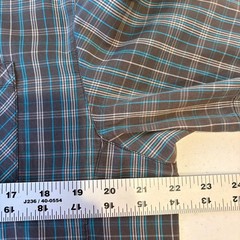 Arcteryx Mens Peakline Plaid Shirt Sleeve Button Up Shirt Size L Outdoor Hiking